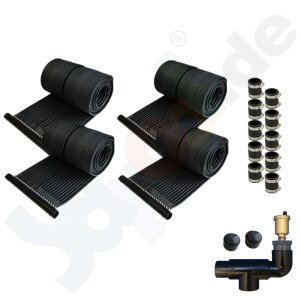 Solar Roll Set Pool Solar Absorber 2,0 x 6,0 m - 12 m²