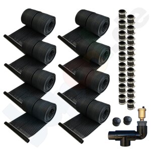 Solar Roll Set Pool Solar Absorber 4,0 x 8,0 m - 32 m²