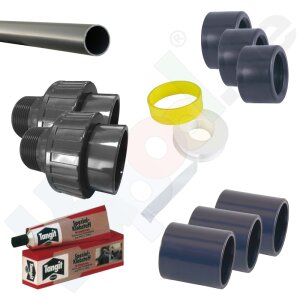 Anschluss-Set 63 mm für Sandfilteranlage PROFI SIDE...