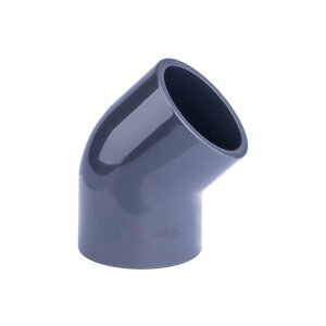 PVC Winkel 45° Klebeanschluss Ø 50 mm