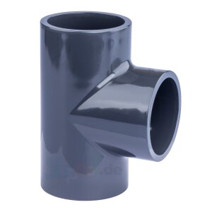 PVC T-Stück 90° Klebeanschluss Ø 63 mm