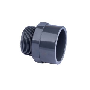 PVC Übergang Klebemuffe 50 mm x Außengewinde 1...