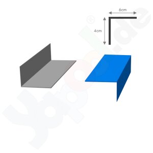 Muster Folie-Verbundblech VB12 Winkel 4 x 6 x 10 cm...