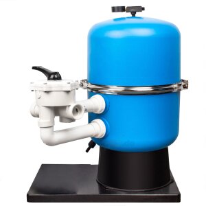 Sandfilter PROFI SIDE 400 6-Wege Ventil, Grundplatte,...