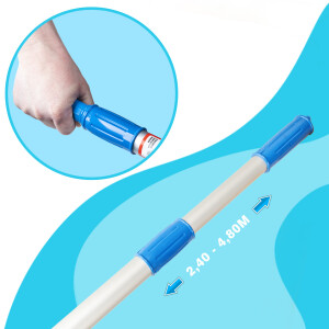 Praher Ocean Alu Teleskopstange Telestange deluxe 2,4 m -...