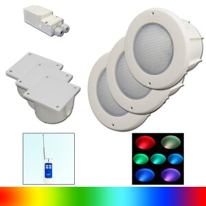 Paket 3x Neptun LED Scheinwerfer Unterwasserscheinwerfer...