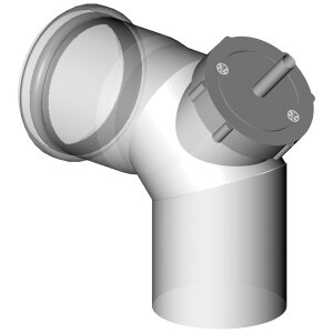 Almeva Abgassystem Abgas Revisionsbogen 87° DN 110 PPH