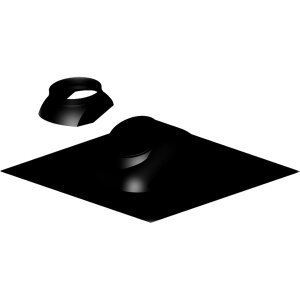 Almeva Abgassystem Dachpfanne mit Bleischürze...