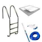 Premium Set Yapool Stone Profi PS40 Styrofoam Square Pool 4,5 x 8,0 x 1,2 m