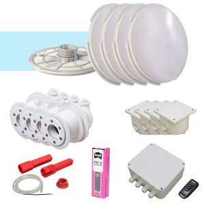 Paket 4x Spectravision Adagio Pro PLP100 LED Scheinwerfer...