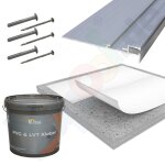 Vliesauskleidung 300 g/m²  Alu-Einhangsystem Rechteckpool 8,0 x 5,0 x 1,5 m (Modul 2)