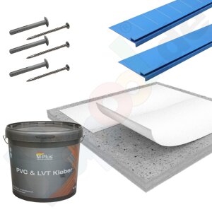 Vliesauskleidung 300 g/m²  PVC-Einhangsystem...