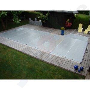 Walter Walu Pool Starlight Rollschutzabdeckung 3,9 x 8,4 m rechteckig Mokka