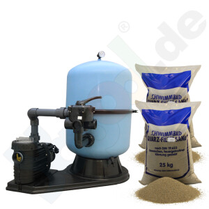 Paket Yapool Stone Classic PS25 Pool Rechteckbecken 4,5 x 10,0 x 1,5 m weiß